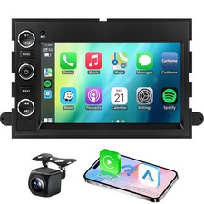 Wireless Carplay Car Radio Stereo Gps For Ford F150 Mustang 2004-2008 64gbcam
