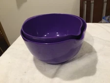 Vintage Purple Rosti Denmark Mepal Melamine Mixing Bowls 3L, 4L