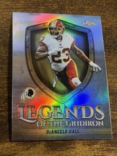 DEANGELO HALL 2025 Topps Chrome #LOG-35 Legends of the Gridiron Silver Refractor