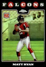 2008 Topps Chrome Refractor Matt Ryan Rookie Atlanta Falcons #TC166