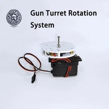 1/350 Scale Rotating Gun Turret & Radar Rotation System Model Ship Upgrade Parts