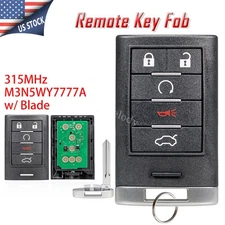 For 2008 2009 2010 2011 2012 2013 2014 Cadillac CTS Smart Remote Car Key Fob 5B