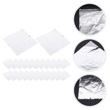 100 Pcs Silver Leaves for Crafts Imitation Gold Foil Metallic Leaf