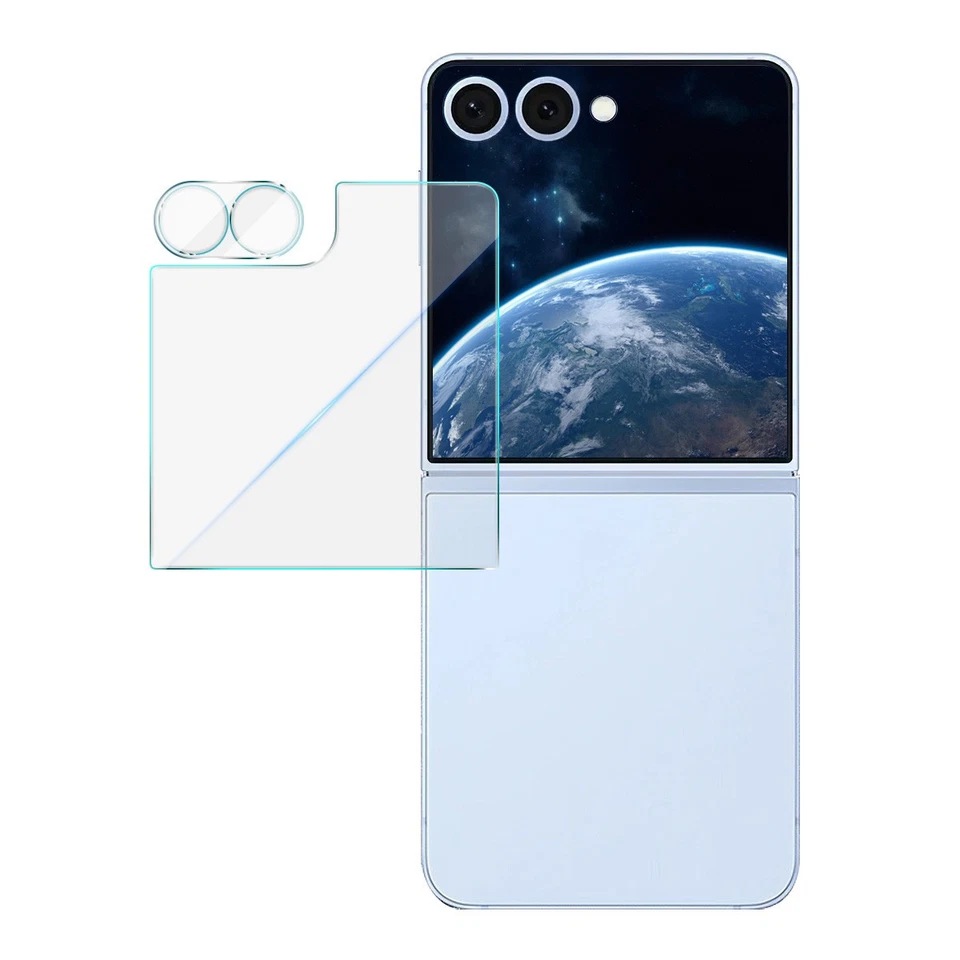 Película de lente de vidrio HD IMAK + Protector de pantalla trasero para Samsung Galaxy Z Flip7 5G Foto 4 de 4