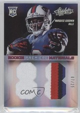 2013 Panini Absolute Jumbo Jersey Number Prime 7/25 Marquise Goodwin #225 0a1