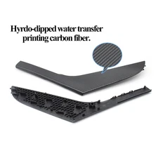 2pcs Interior Door Pull Handle Trim Scratch Resistant Perfect Fit For MK6 2