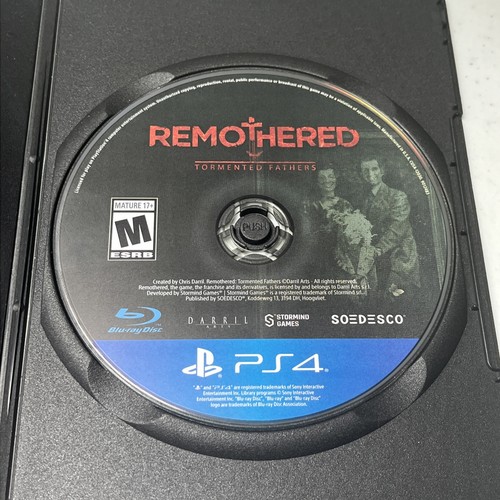 Remothered Tormented Fathers PS4 PlayStation 4 Works Disc Only - Picture 1 of 4