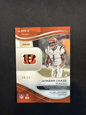 Jamarr Chase 2021 Spectra Aspiring RPA /10 RC | eBay