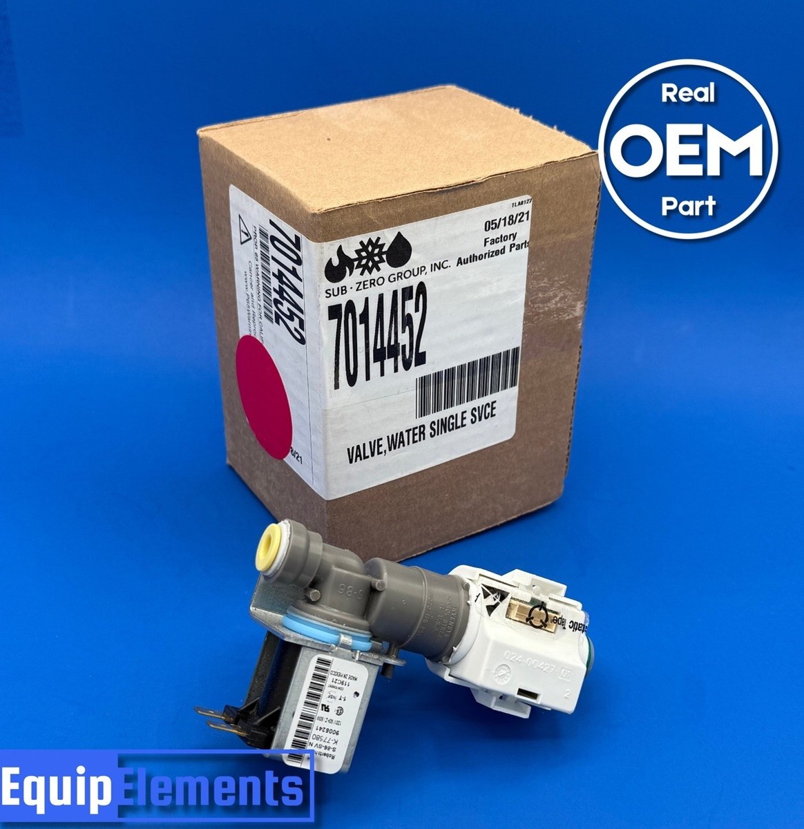 7014452 Sub-Zero Water Valve Single Genuine for Refrigerators BI