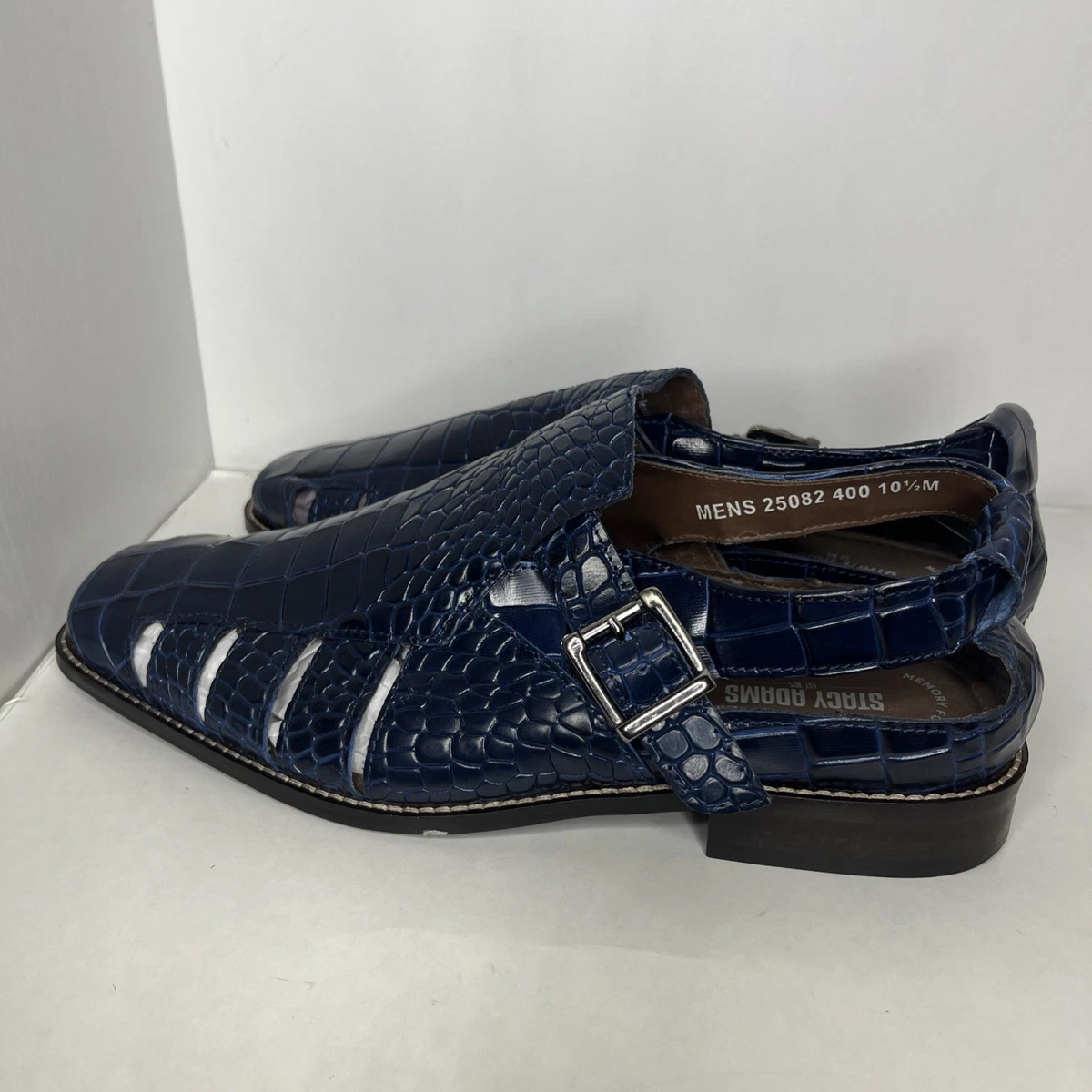 Stacy Adams Men\'s Blue Sandals Amazon.com | Stacy Adams Men main image 3