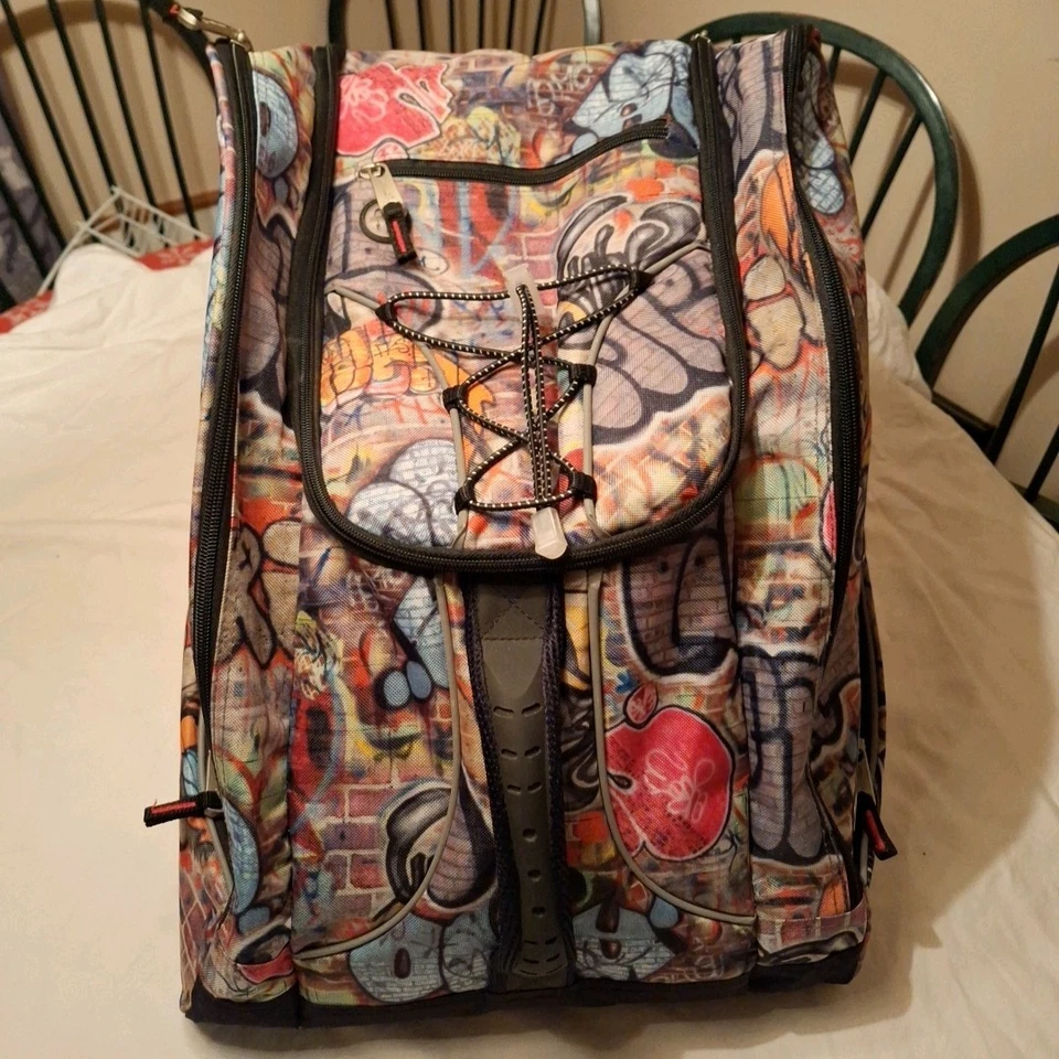 Athalon Everything Bolsa de Viaje Mochila Graffiti Arte Callejero Grande 17x16x14 Foto 3 de 4