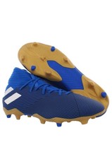 Adidas Nemeziz 19.3 Fg Kids Firm Ground Soccer Cleats Blue/White F99954 Size 2.5