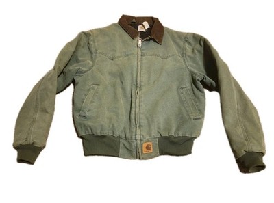 Vintage RARE !!! Carhartt J14 ASP Santa Fe Work Canvas Jacket