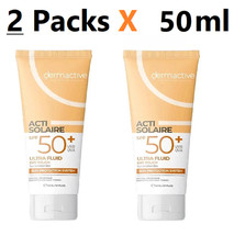 Dermactive Acti solaire spf 50 Ultra Fluid for sensitive skin  2Packs X 50ML 