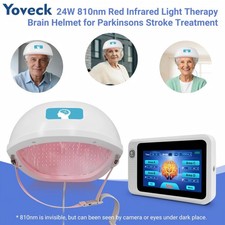 24W 810nm NIR Therapy Helmet 448 Diodes Memory Focus Cognitive Health Treatment