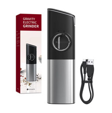 Set Macina Sale E Pepe Elettrico Con Base Di Ricarica E Luce a LED, Grossolanità