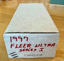 1997 Fleer Ultra Baseball Card Complete Series 1 Set 1-300 Griffey Jeter