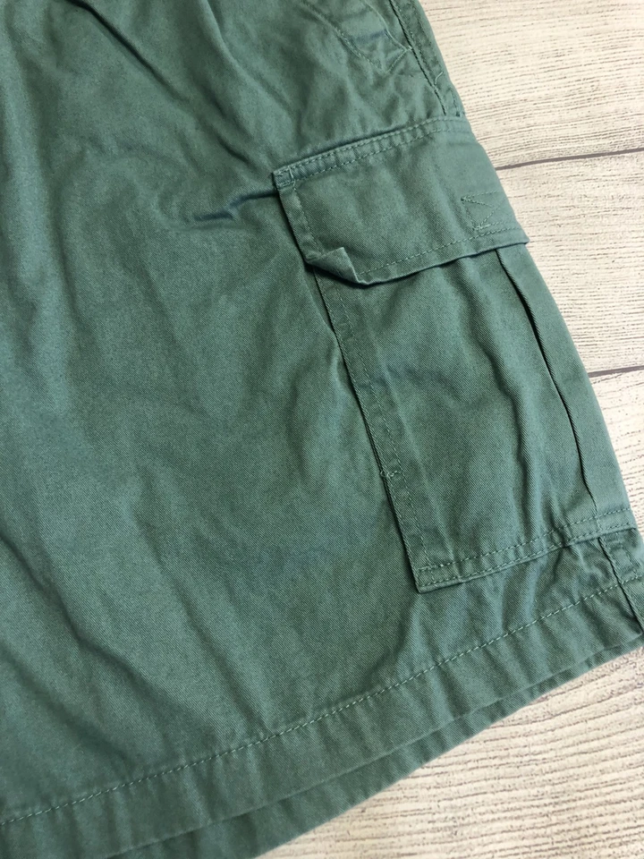 Pantalones Cortos Carga Basic Editions Para Hombre Cintura Elástica Mediana Utilidad Bolsillos Exterior Foto 2 de 4