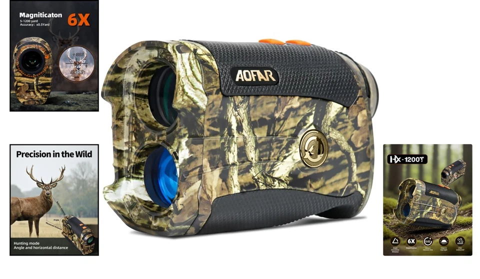 Jagd Entfernungsmesser 1200yd Richtungsanzeige für Bogen Jagd - Bild 2 von 4