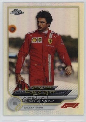 2022 Topps Chrome Formula 1 Refractor Carlos Sainz Jr #187 13c1