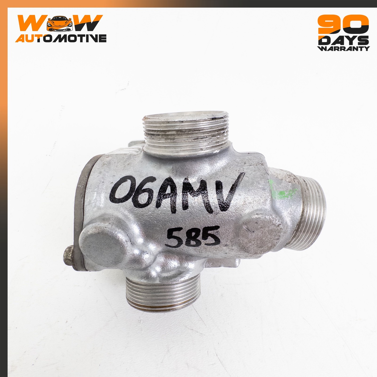 06-16 ASTON MARTIN V8 VANTAGE 4.3L ENGINE OIL COOLANT THERMOSTAT HOUSING OEM