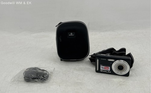 Casio Exilim EX-Z9 8.1MP Compact Digital Camera Black 3x Optical Zoom With Case