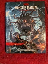 Dungeons and Dragons Monster Manual Core Rulebook Fifth Edition Hardcover