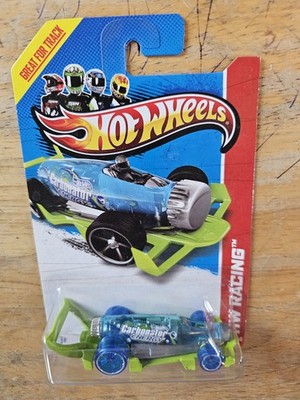 Hot Wheels Treasure Hunt Carbonator, Blue & Green; 2013 HW Racing Series 136/250