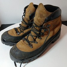 DANNER Mens Size 9.5 Combat Hiker Brown/Black Leather Boots Made In USA 43513X