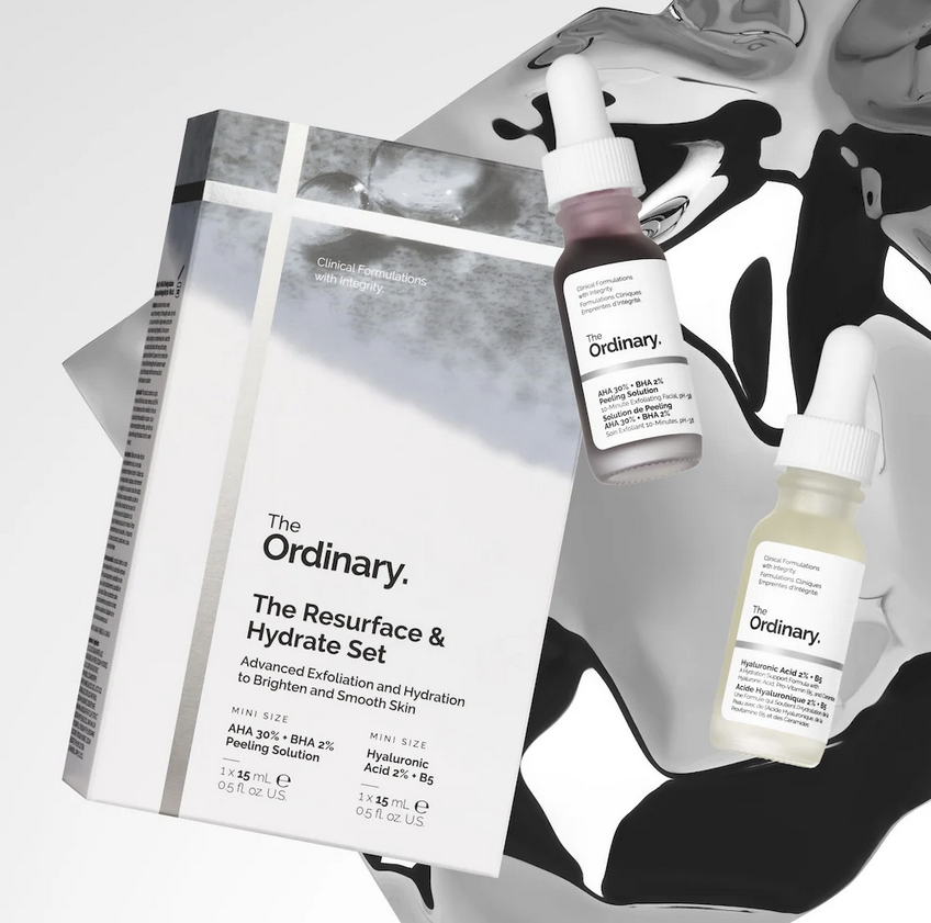 The Ordinary The Resurface & Hydrate Set – AHA 30% + BHA 2% ...