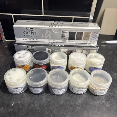 10 x Pebeo Acryl Hilfsmittel Mörser 40 ml Flaschen