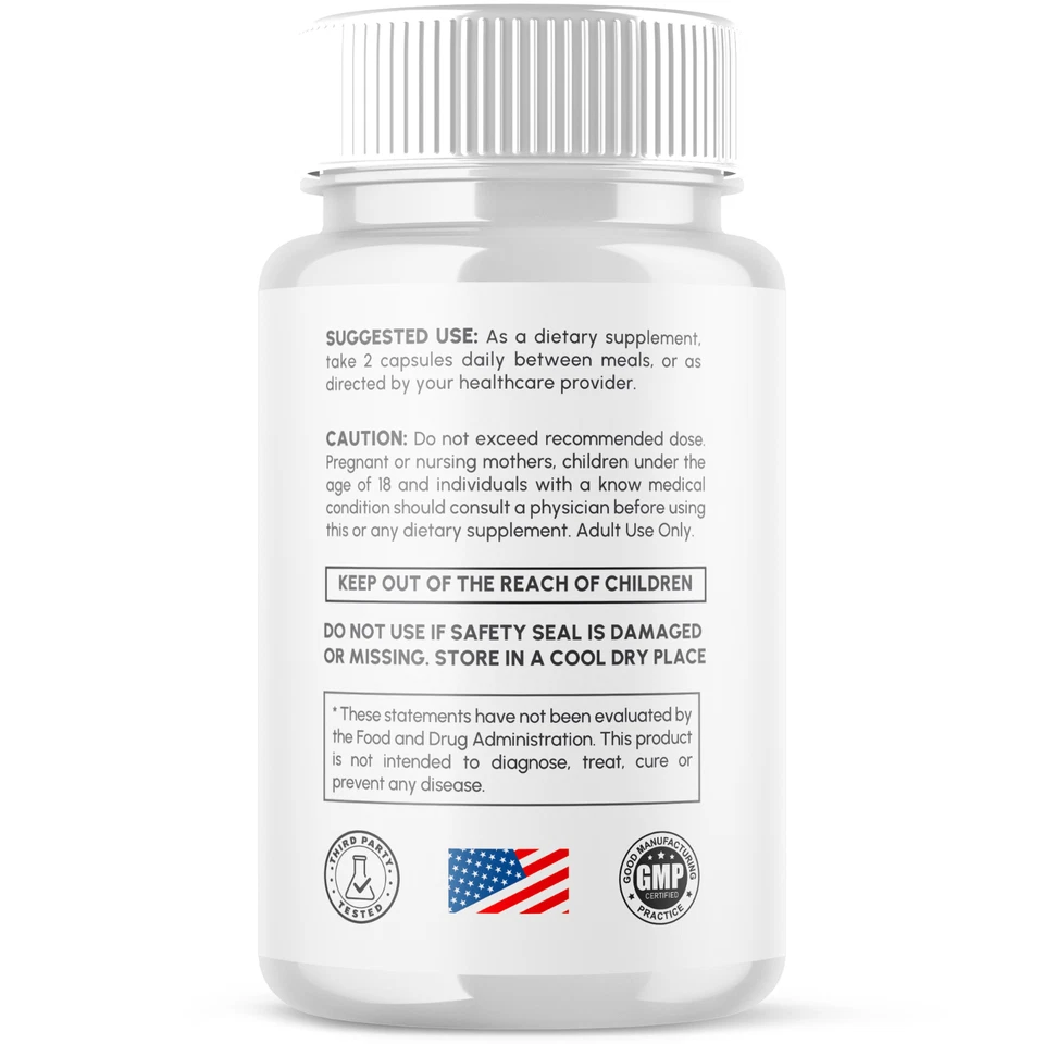 (5 Pack) Gluco Elixir Blood Advanced Support Glycogen Supplement 300 Capsules - Image 3 of 4