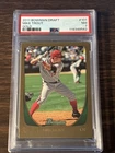 2011 Bowman Draft MIKE TROUT Gold RC #101 Rookie Card Angels PSA 7 NM