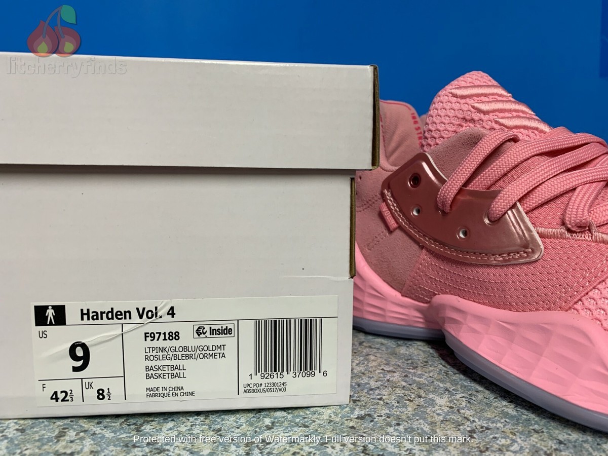 シューズ(男性用) Harden vol.4 pink lemonade Adidas James Harden Vol. 4 Basketball Shoes Pink Lemonade
