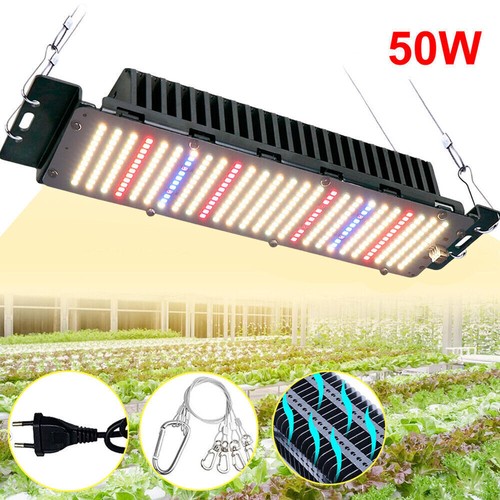 50W Vollspektrum LED Pflanzenlampe Gewächshaus Lampe Grow Light Wachstumslicht - Bild 1 von 24