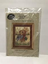 Candamar Designs Golden Retriever Something Special 11 x 14 Cross Stitch Kit