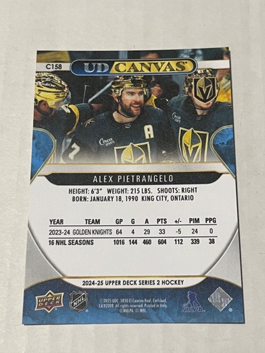 2024-25 Upper Deck Series 1 & 2 UD Canvas / Young Guns / POE You Pick From List - Bild 268 von 406