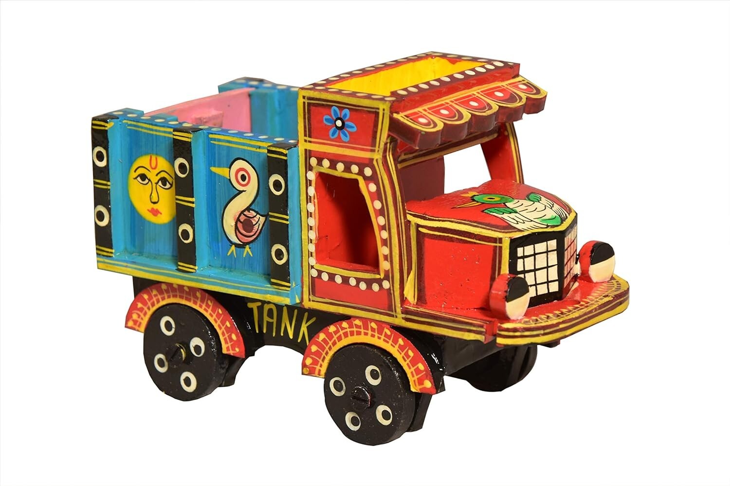 Camion in legno fatto a mano veicoli per bambini camion giocattolo showpiece ...