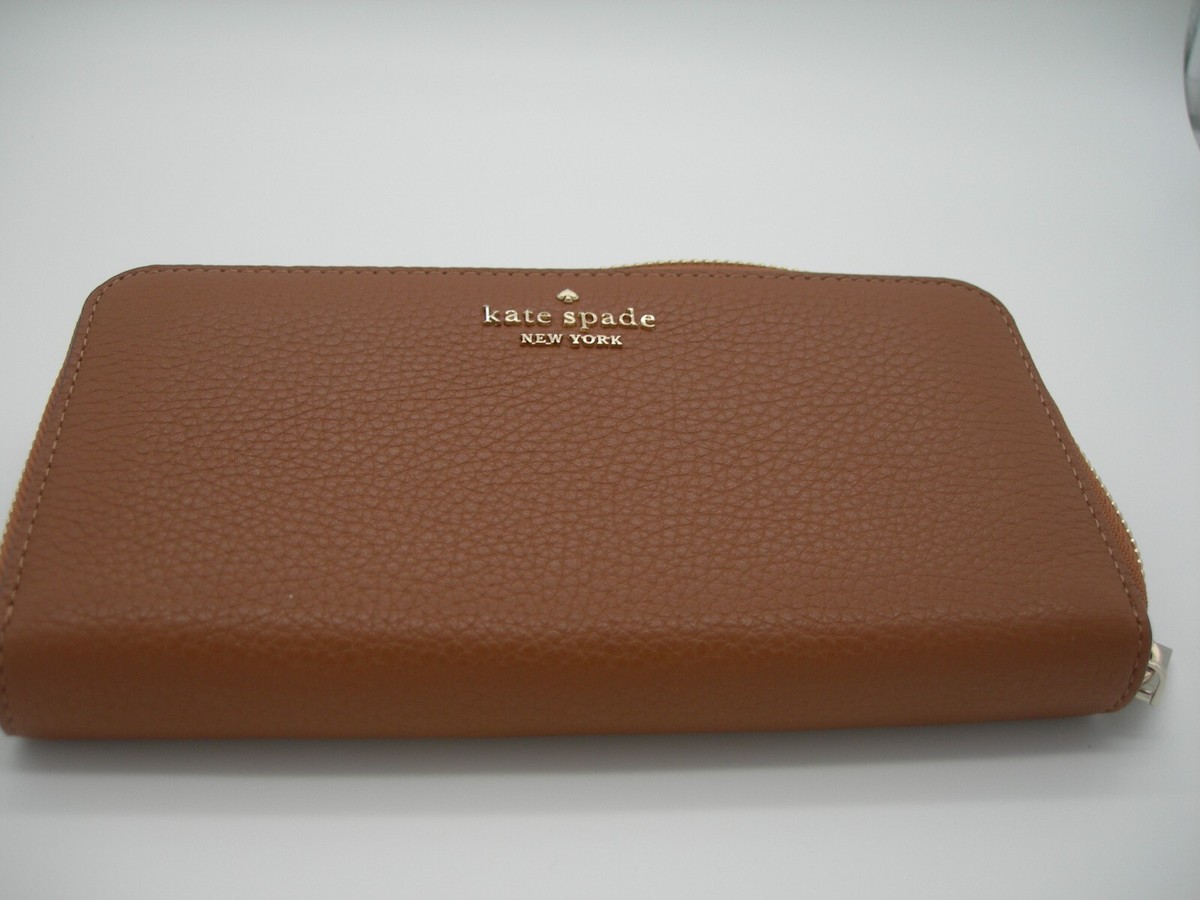 Kate Spade Leila Large Continental Wallet Warm Gingerbread