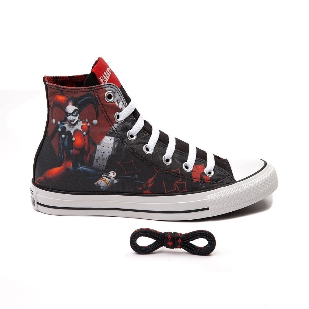 NEW Converse All Star Chuck Taylor Harley Quinn Shoes Mens Old Rare Print