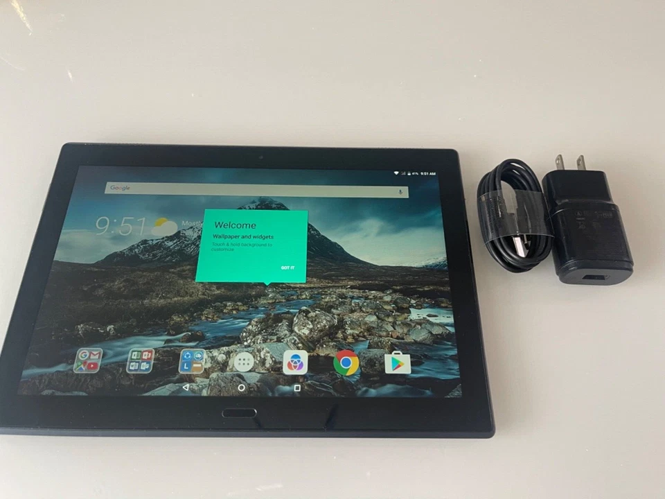 Lenovo Tab 4 10 Plus TB-X704F 3gb RAM 64gb Wi-Fi Black 10.1" Android Tablet - Image 2 of 4