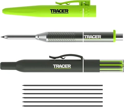 TRACER AMK1-PRO Series Deep Hole Construction Alloy Pencil + 6 x Graphite Leads