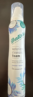 6 Batiste Waterless Cleansing Foam Shampoo with Coconut Milk, 3.6 OZ (6 Bottles)