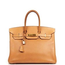 Hermes Birkin 35 In Brown, Leather