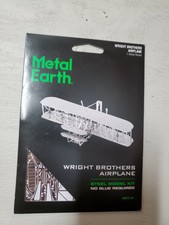 metal earth wright brothers airplane