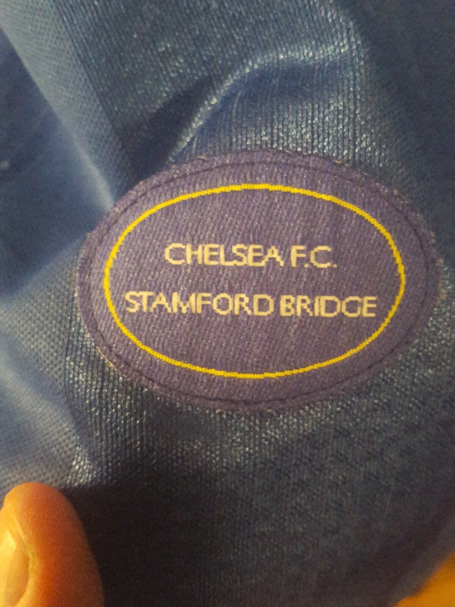 Vintage CHELSEA FOOTBALL CLUB 1997 Home Shirt~AUTOGLASS~XL Size