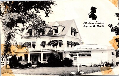 Ogunquit ME Maine, Barbara Dean's, Vintage Real Photo RPPC Postcard
