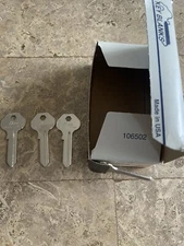 Pack of 4 Kaba M14-1092J Ilco Key Blank For Master Padlock Key New