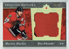 06-07 UD Ultimate Premium Patches  Martin Havlat  25/25  Last Card  Patch