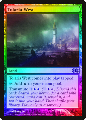 Tolaria West FOIL Future Sight HEAVILY PLD Land Uncommon